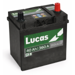 Batería Lucas Premium 40Ah 360A R+ Asia 