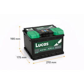 Batería Lucas Premium 45Ah 390A