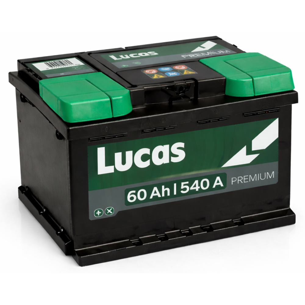Batería Lucas Premium 60Ah 540A R+ 