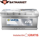 Batería Varta Dynamic EFB N105 105Ah 950A (605 500 095)