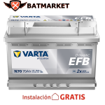 Batería Varta Dynamic EFB N70 70Ah 760A (570 500 076)