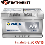 Batería Varta Dynamic EFB N80 80Ah 800A (580 500 080)