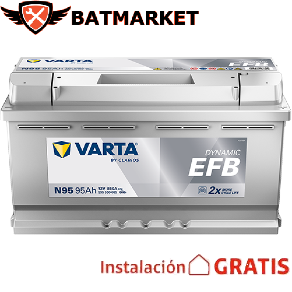 Batería Varta Dynamic EFB N95 95Ah 850A (595 500 085)