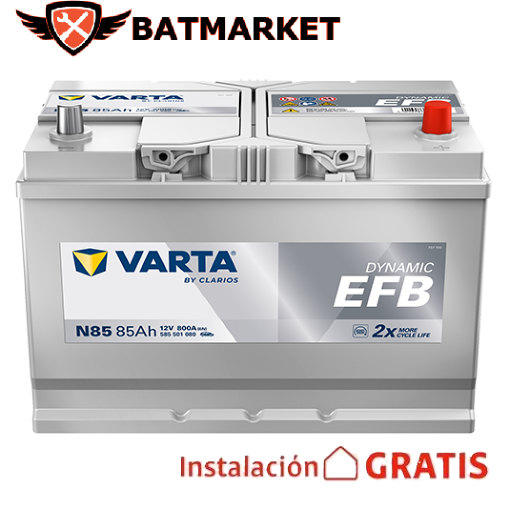 Batería Varta Dynamic EFB N85 85Ah 800A (585 501 080)