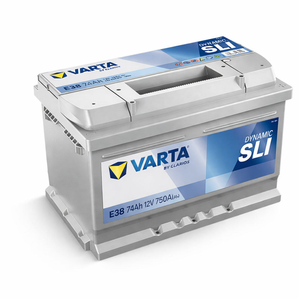 Batería Varta Dynamic SLI E38 74Ah 750A R+ (574402075)