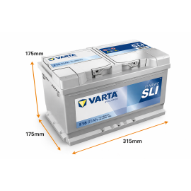 Batería Varta Dynamic SLI F18 85Ah 800A R+ (585200080)