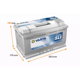 Batería Varta Dynamic SLI H3 100Ah 830A R+ (600402083)