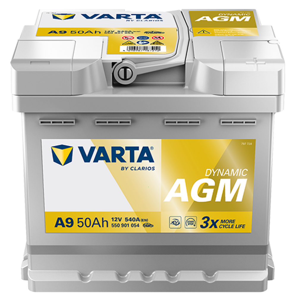 Batería Varta Silver Dynamic AGM A9 50Ah 540A (550 901 054)