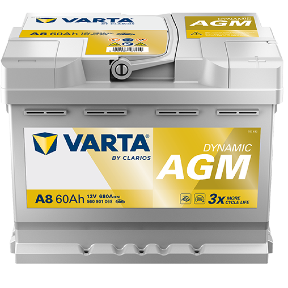 Batería Varta Silver Dynamic AGM A8 60Ah 680A (560 901 068)