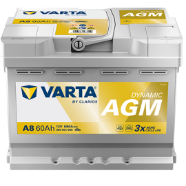Batería Varta Silver Dynamic AGM A8 60Ah 680A (560 901 068)