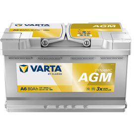 Batería Varta Silver Dynamic AGM A6 80Ah 800A (580 901 080)