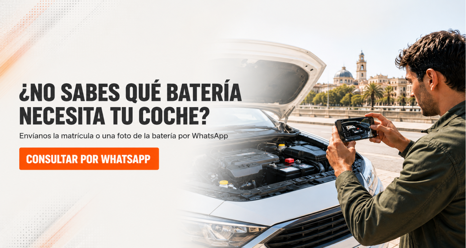 Ayuda para elegir batería de coche por WhatsApp